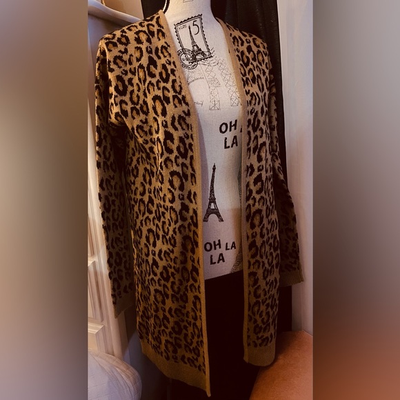 Dynamite leopard cardigan - Picture 1 of 3